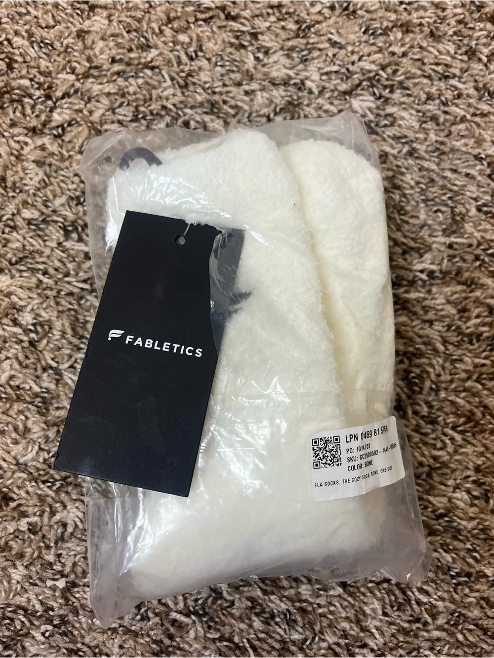 💛 Fabletics The Cozy Sock in Cream